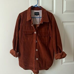 Corduroy shacket